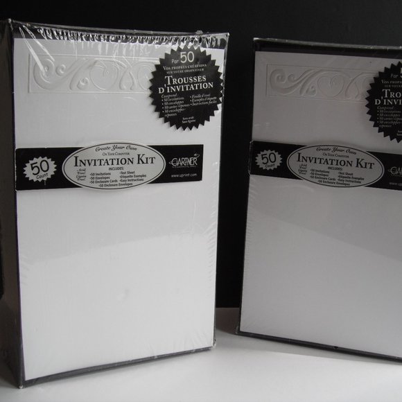 Lot of 2  Gartner Studios Invitation Kit 50 - Count - Picture 1 of 9